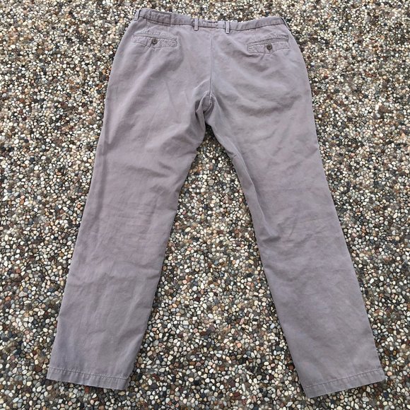 Roy Robson Luxury Chinos Khaki Flat Front W40 L33 - Picture 9 of 11